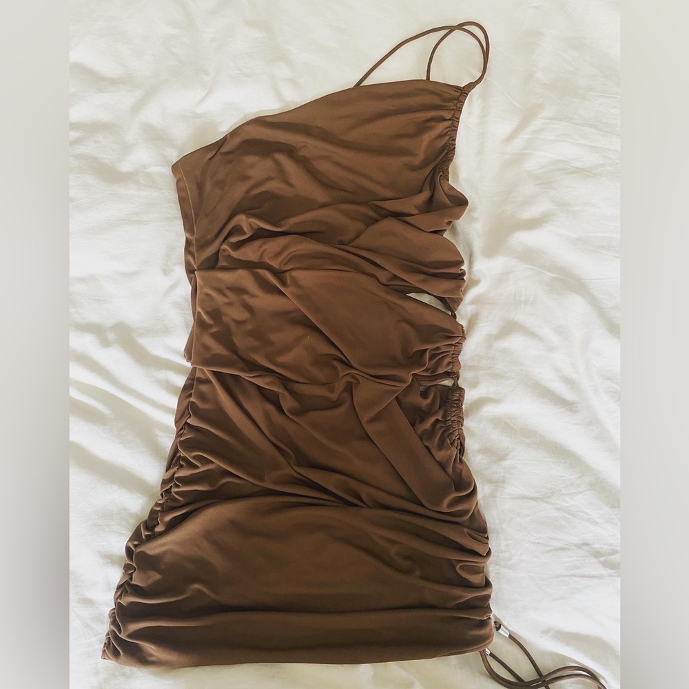 Zara Asymmetrical Dress w/ cutouts